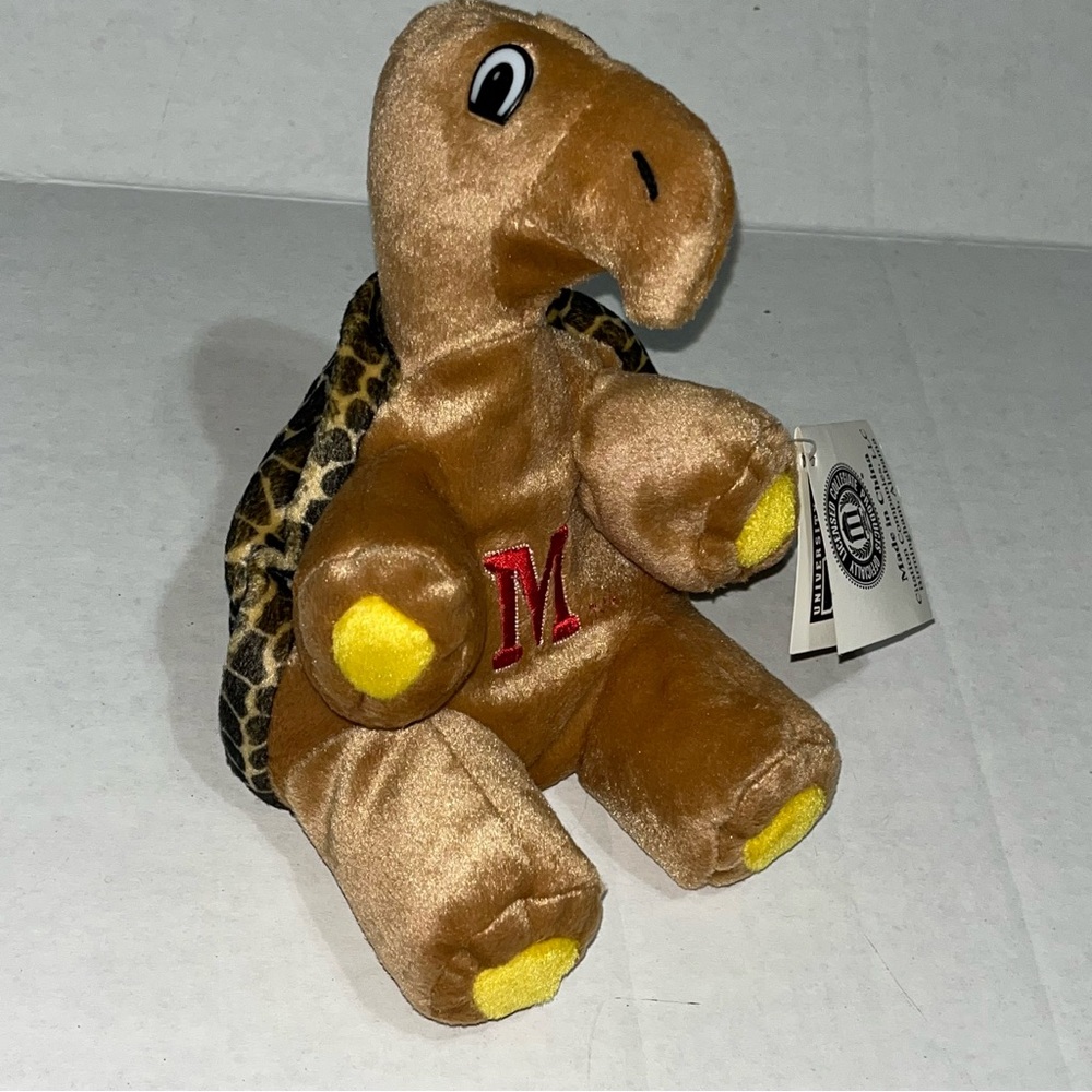 1997 University of Maryland Testudo Terrapin Plush Bean Bag Team Mascot Shoney’s
